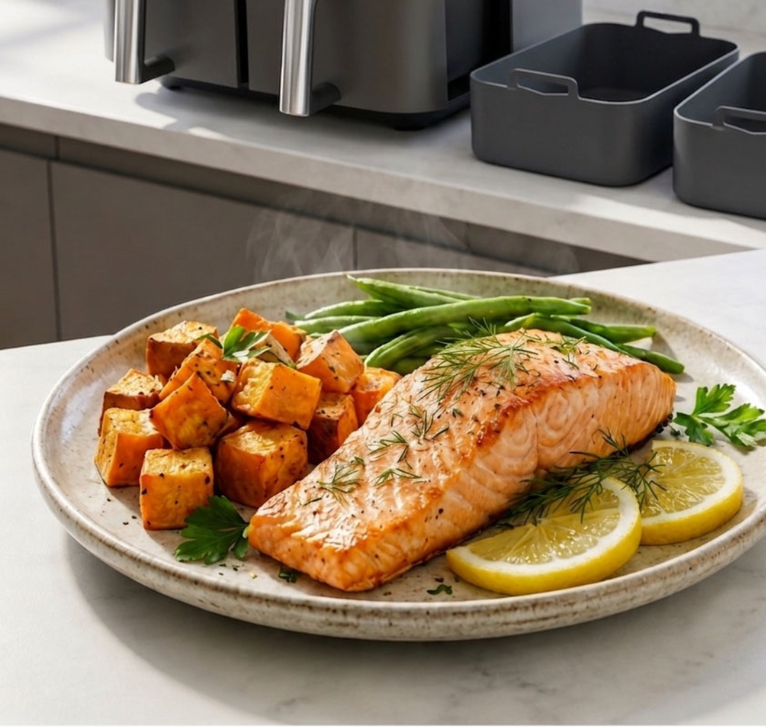 Salmon & Sweet Potato Parcels