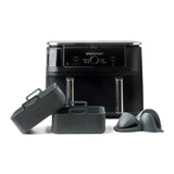 4-Piece Set – 2 Silicone Air Fryer Liners + 2 Silicone Mitts (UK)