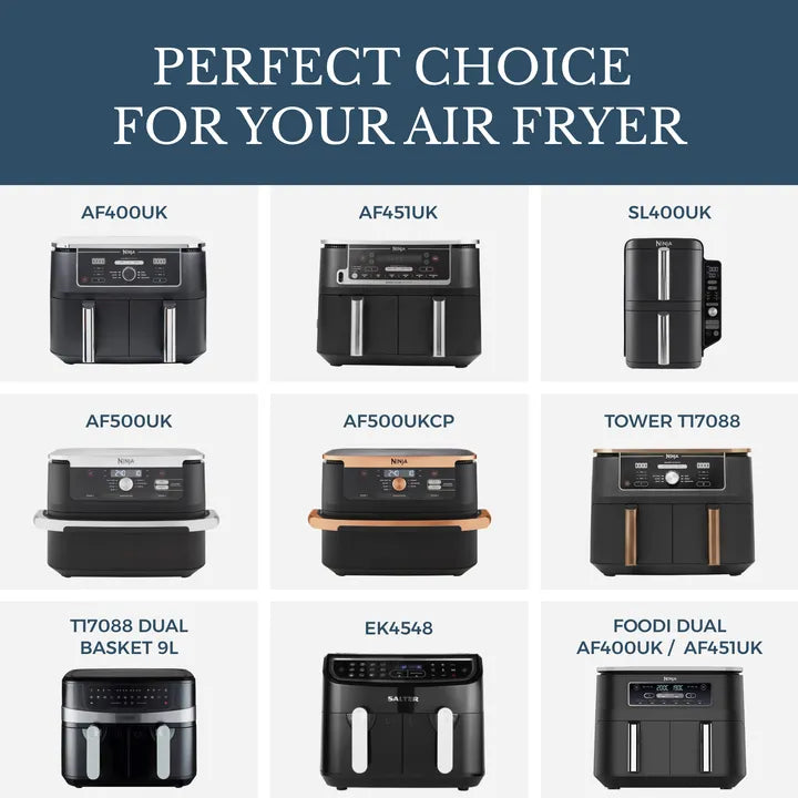 Platinum Rectangle Silicone Air Fryer Liner