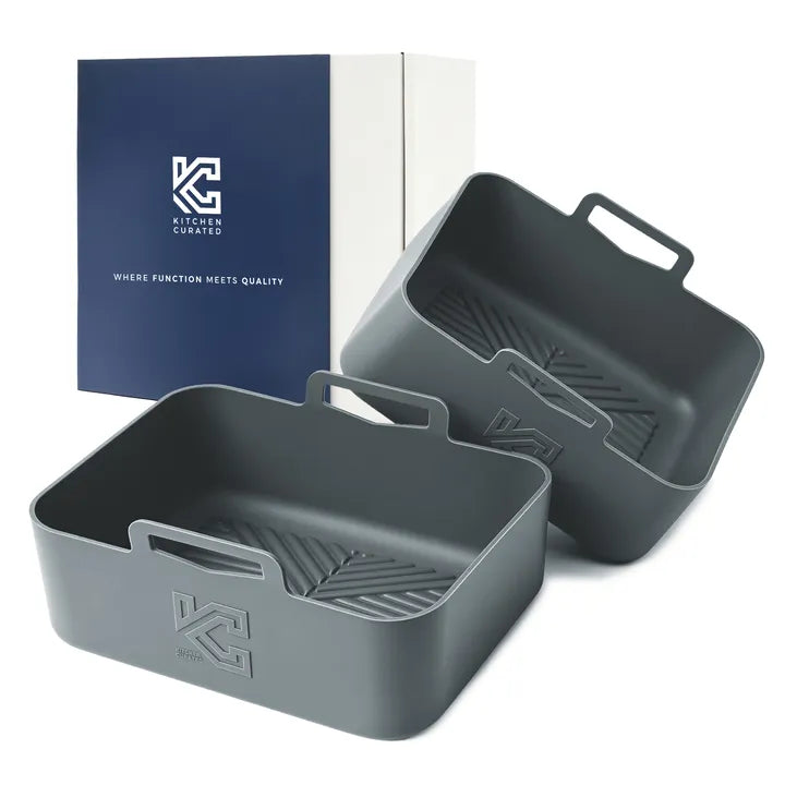 Platinum Rectangle Silicone Air Fryer Liner