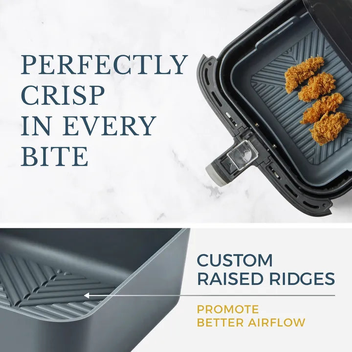 Platinum Rectangle Silicone Air Fryer Liner