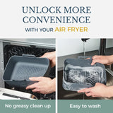 Platinum Rectangle Silicone Air Fryer Liner