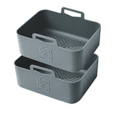 Platinum Rectangle Silicone Air Fryer Liner